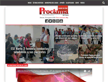 Tablet Screenshot of proclamadelcauca.com